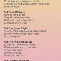 Food and Fitness Friday: Victoria Secret Full Body Workout.